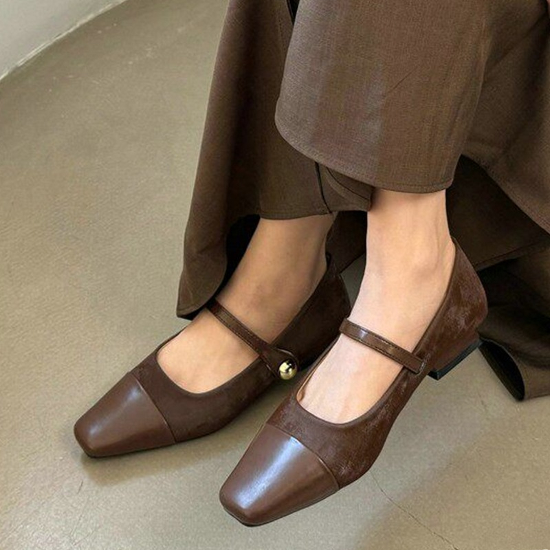 Women Fashion Designers - Sapatos Mary Jane para Mulheres, Elegantes,