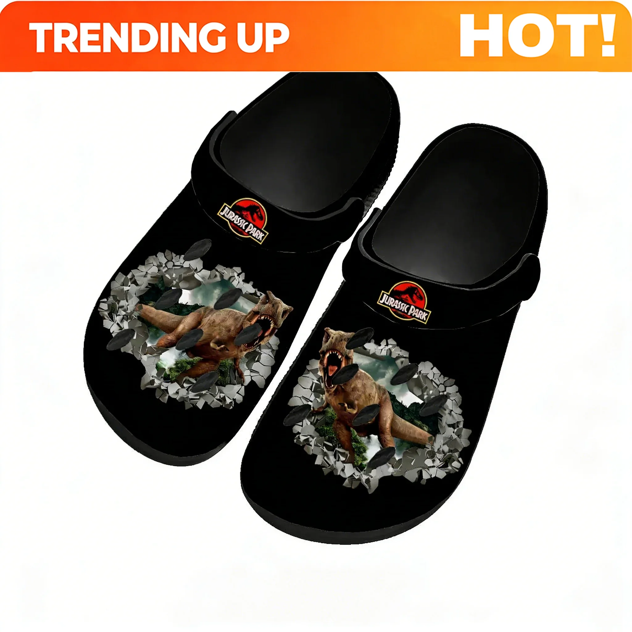 Women'S Fashion Business Casual - Sandálias e Tamancos Unissex Jurassic Park