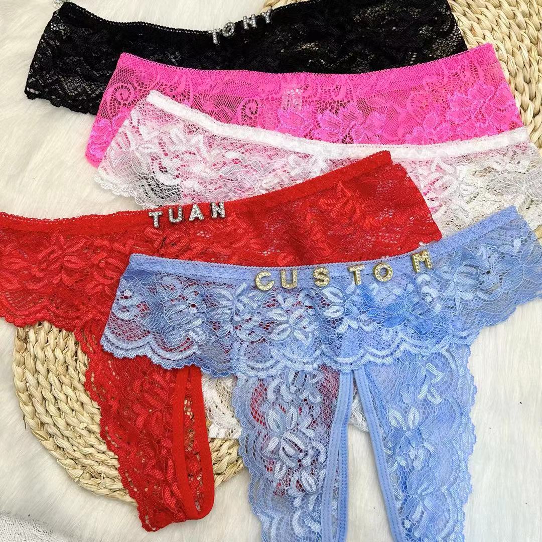 Xxl Women Fashion - Calcinhas de Renda Personalizadas Plus Size