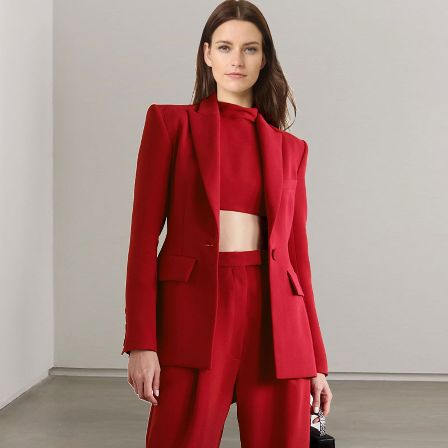 Women'S Fashion Business Casual - Allingentle conjunto de 2 peças feminino