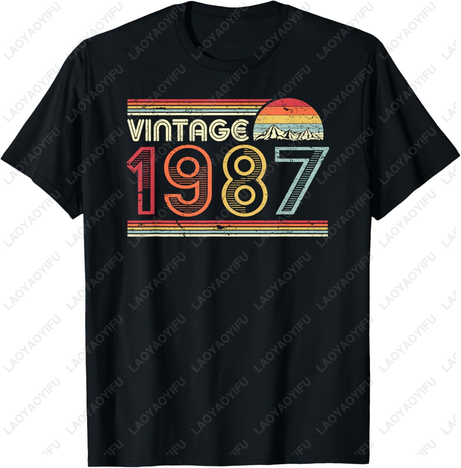 Women Fashion 80S - Camiseta Vintage de Presente de Aniversário