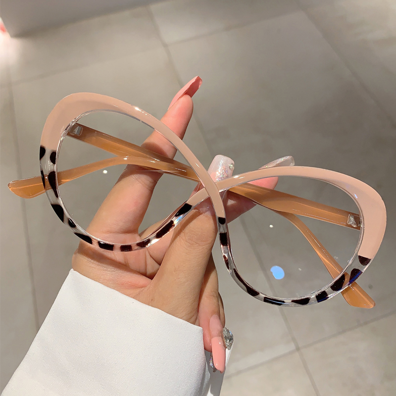 Women'S Fashion Glasses Non Prescription - Kammpt óculos ovais de grandes dimensões,