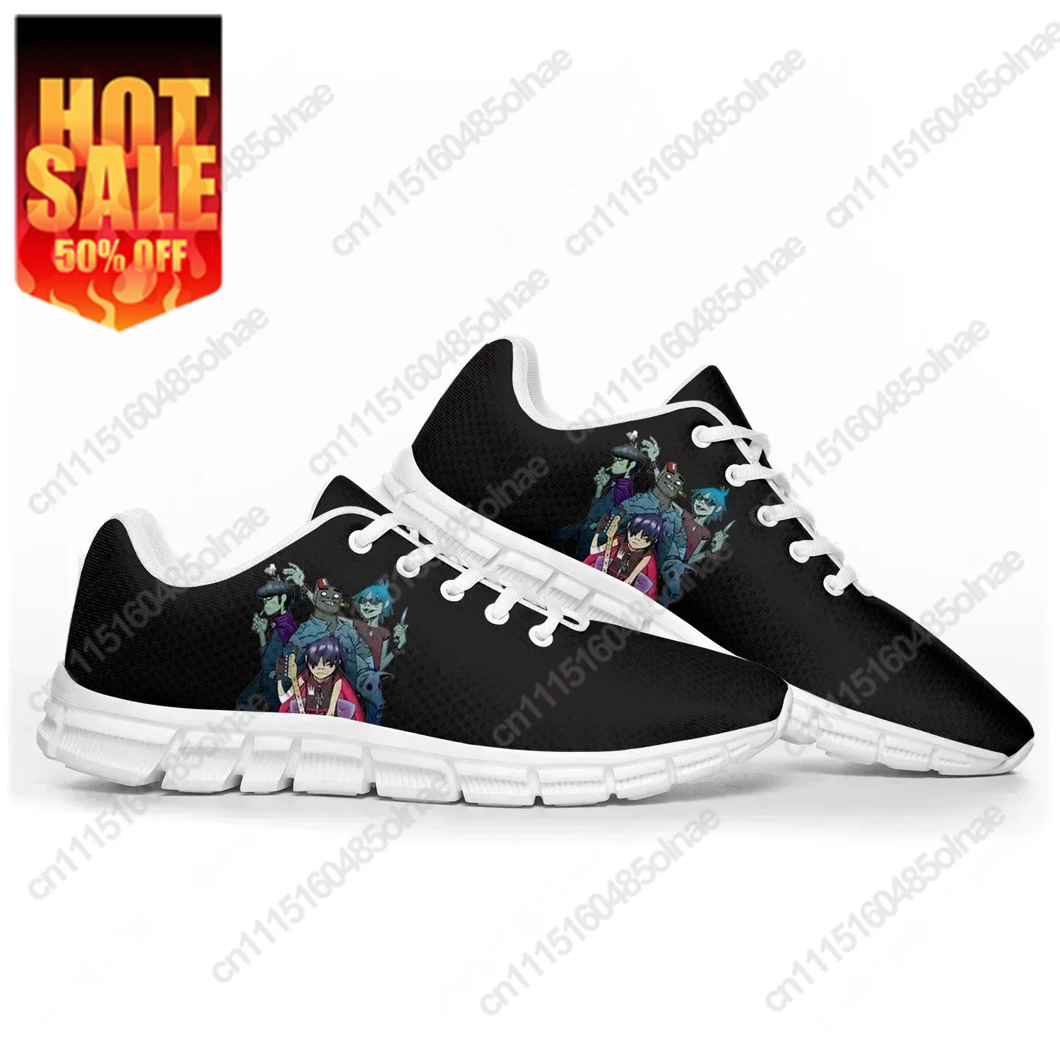 Women'S Fashion Business Casual - Tênis esportivos da Gorillaz, banda de