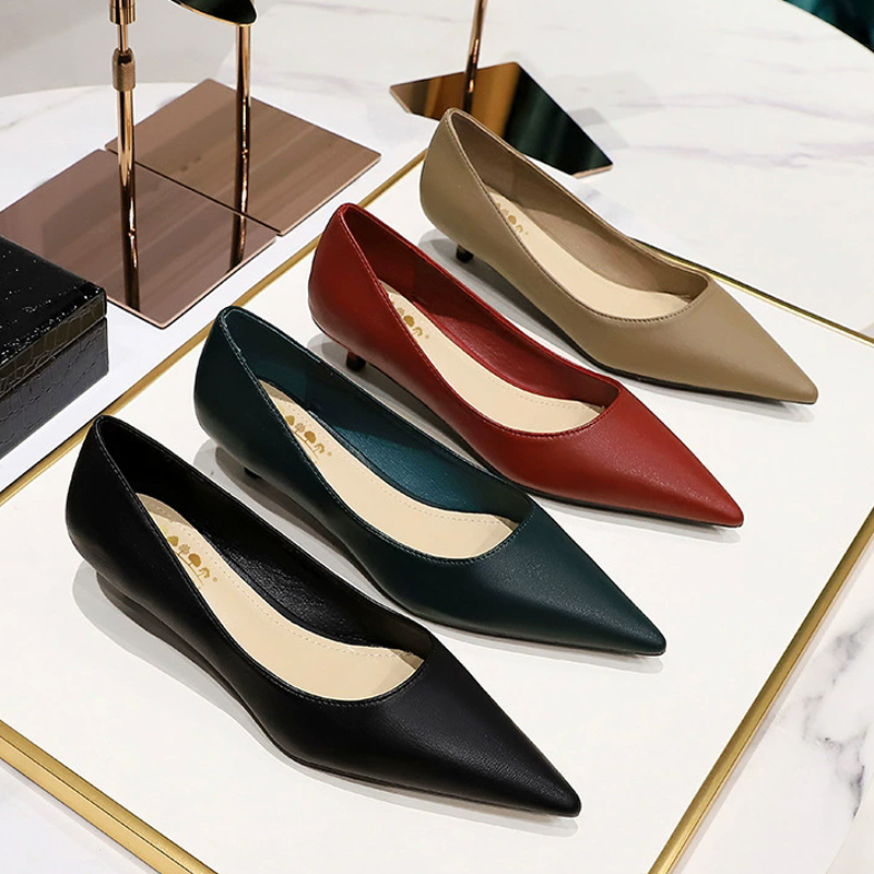 Xxl Women Fashion - Sapatos Femininos de Salto Médio Bico