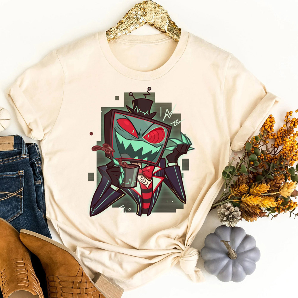 Camiseta Hazbin Hotel shoujo,  - Women Fashion 80S avaliação e preço