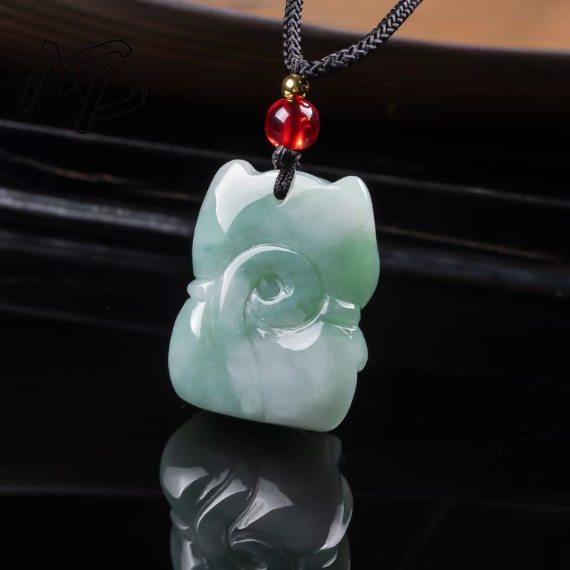 Pingente Gato da Sorte de Jade - Women Fashion Designers avaliação e preço