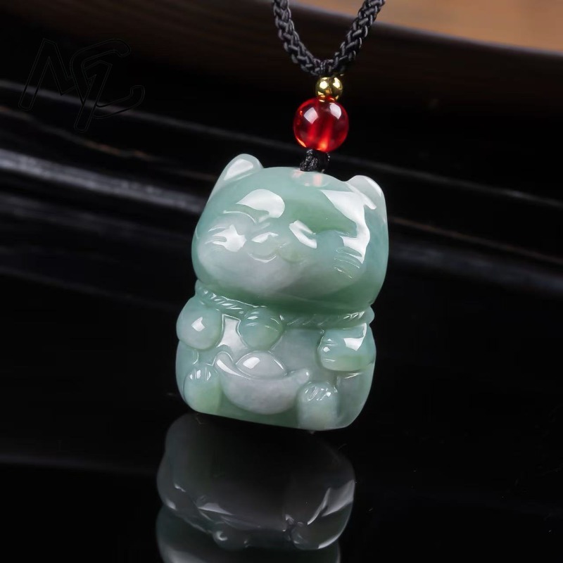 Pingente Gato da Sorte de Jade - Women Fashion Designers avaliação e preço