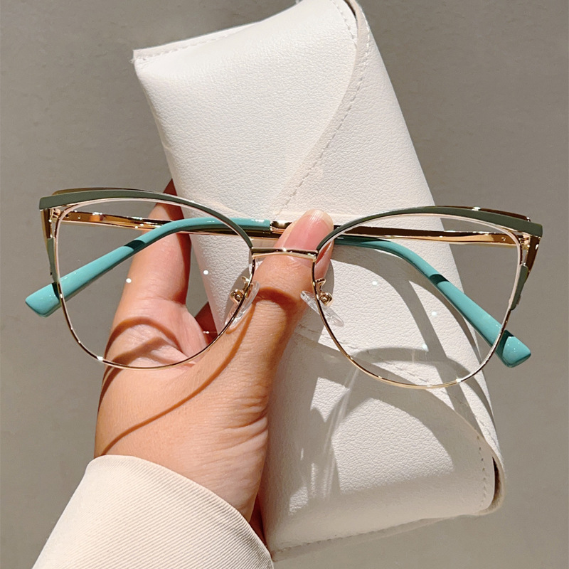 Novas armações de óculos com d - Women'S Fashion Glasses Non Prescription avaliação e preço