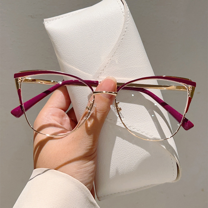 Novas armações de óculos com d - Women'S Fashion Glasses Non Prescription avaliação e preço