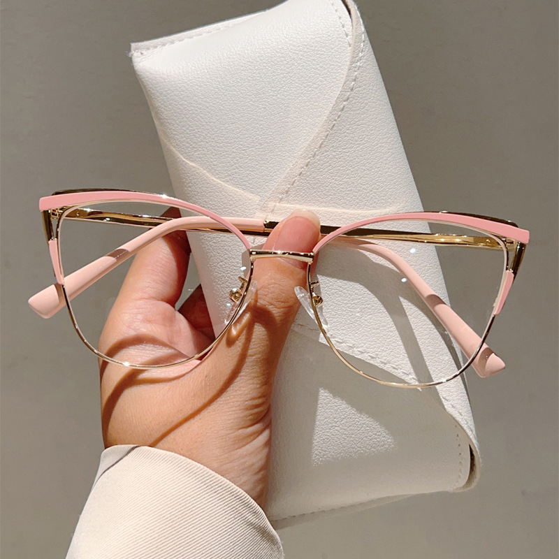 Novas armações de óculos com d - Women'S Fashion Glasses Non Prescription avaliação e preço