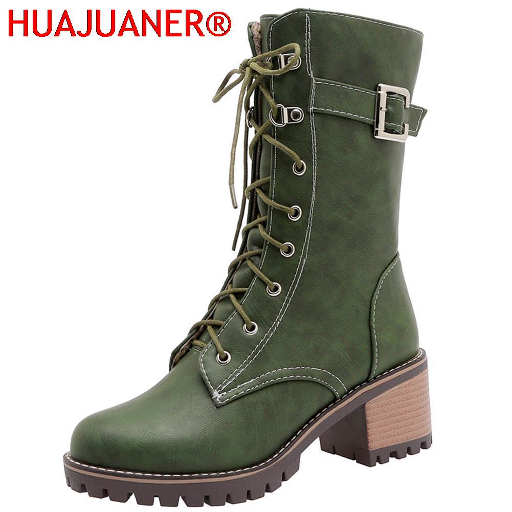 HUAJUANER 2026 Botas de Couro  - Xxl Women Fashion avaliação e preço