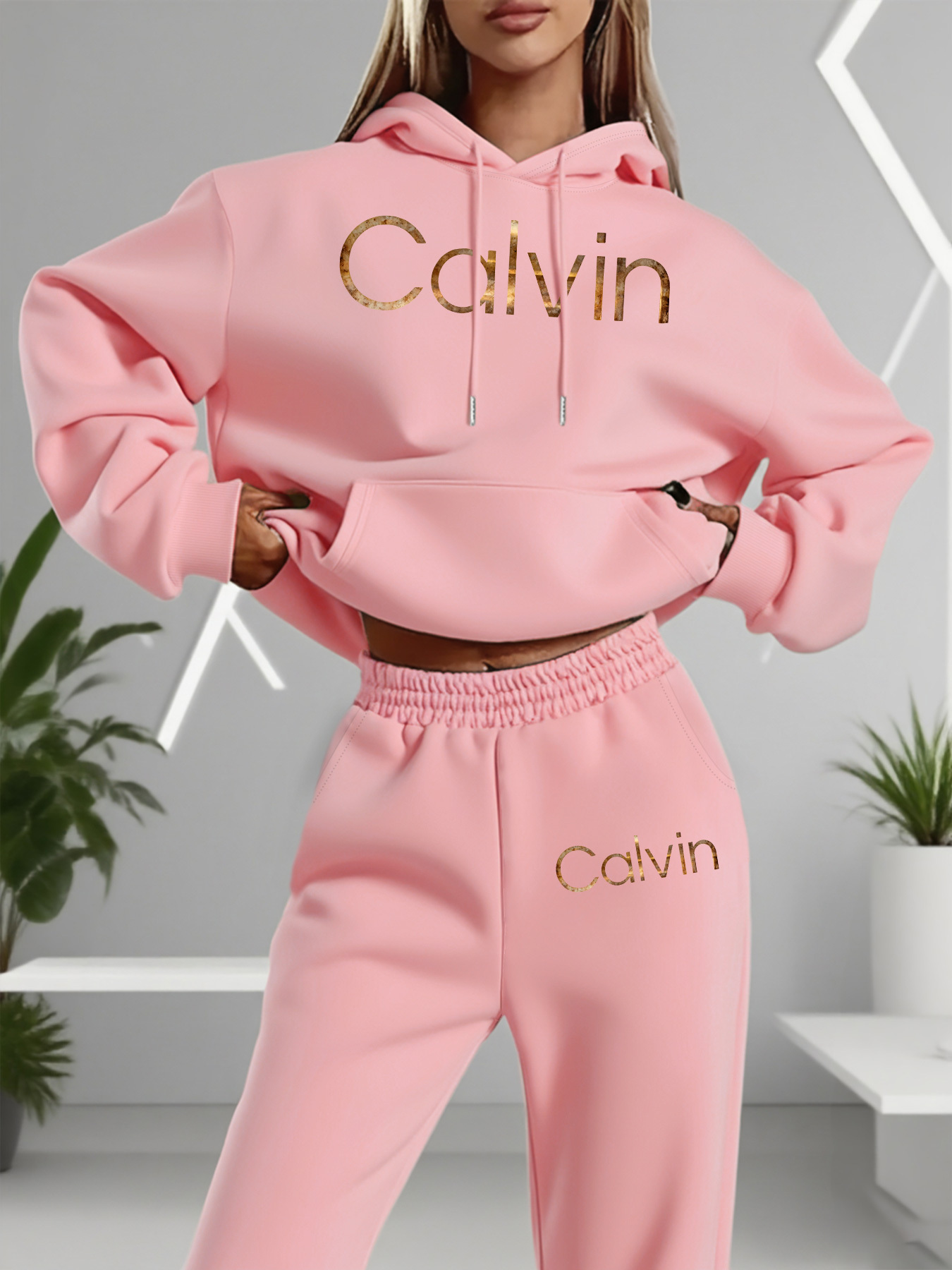 Conjunto de blusa e calças de  - Women Fashion Designers avaliação e preço