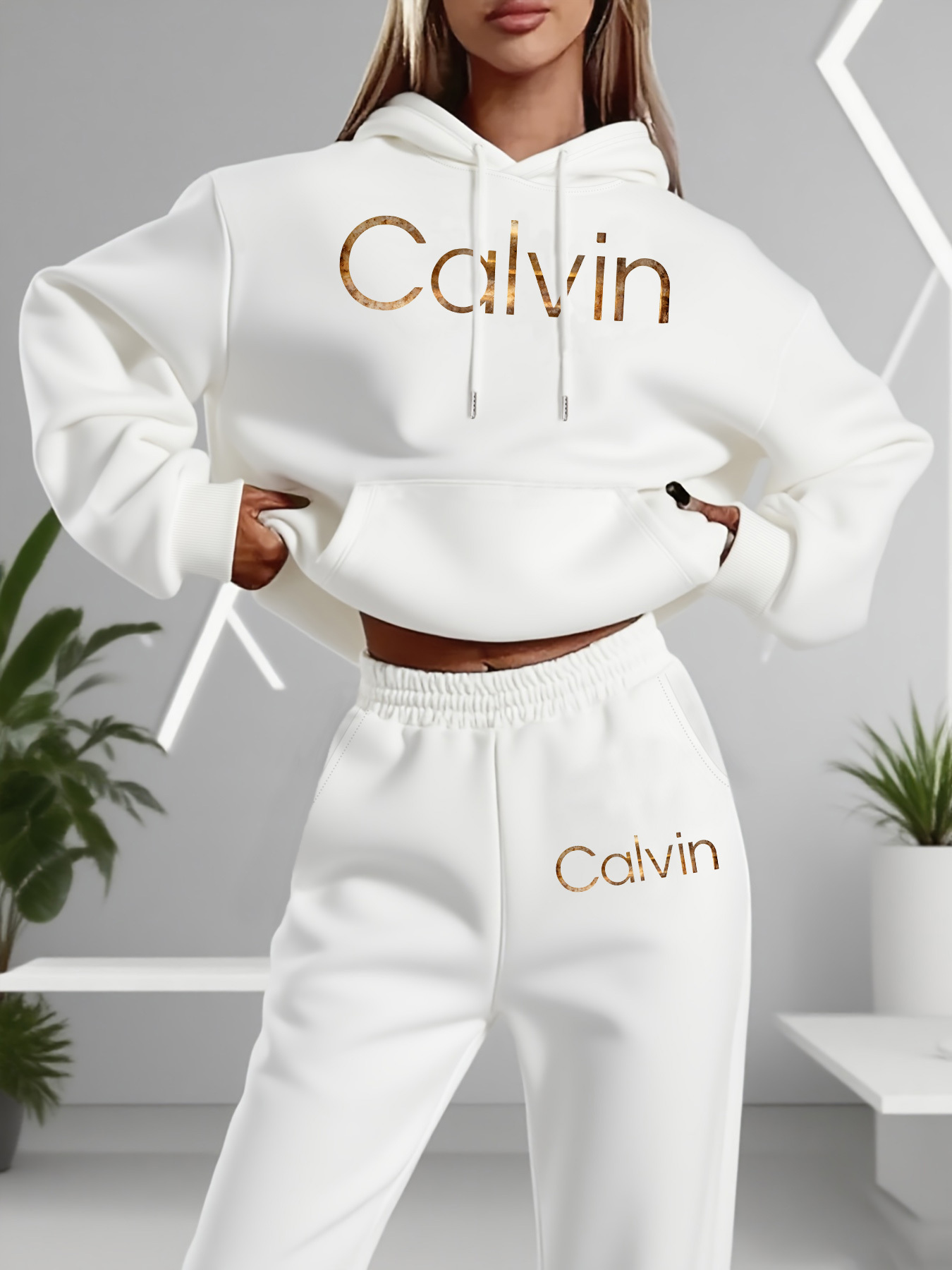 Conjunto de blusa e calças de  - Women Fashion Designers avaliação e preço