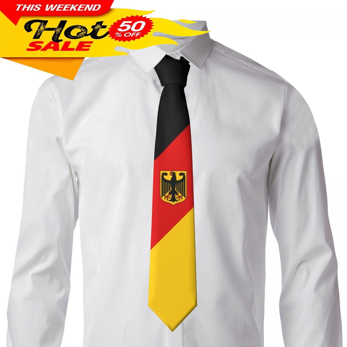 Gravata com Emblema da Bandeir - Women'S Fashion Business Casual avaliação e preço