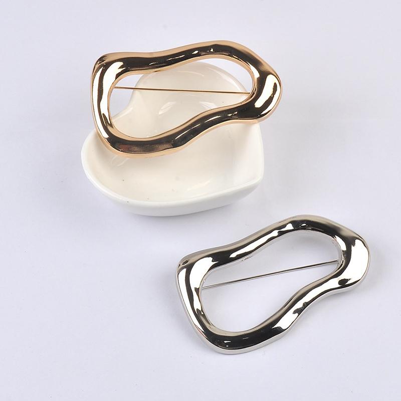 Broches de aço inoxidável com  - Women Fashion 80S avaliação e preço