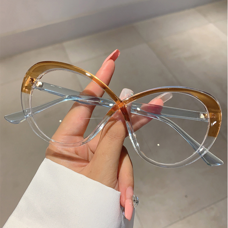 Kammpt óculos ovais de grandes - Women'S Fashion Glasses Non Prescription avaliação e preço