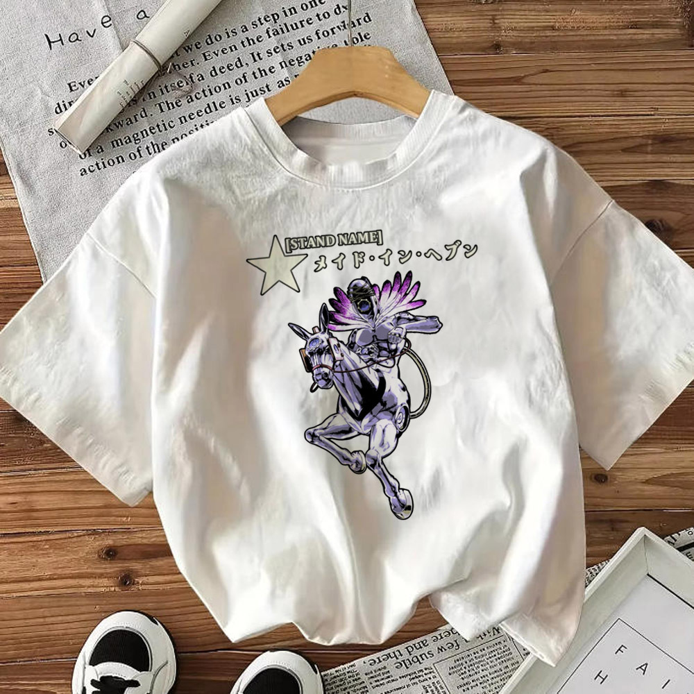 Camisetas Jojo's Bizarre Adven - Women Fashion 80S avaliação e preço