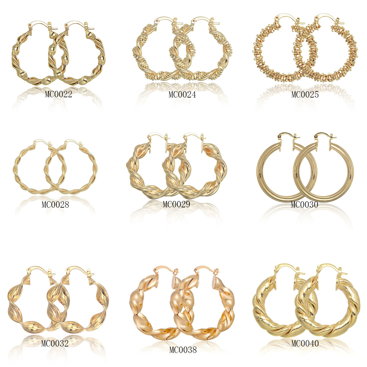 18k Banhado a Ouro Brincos Cir - Women'S Fashion Website avaliação e preço