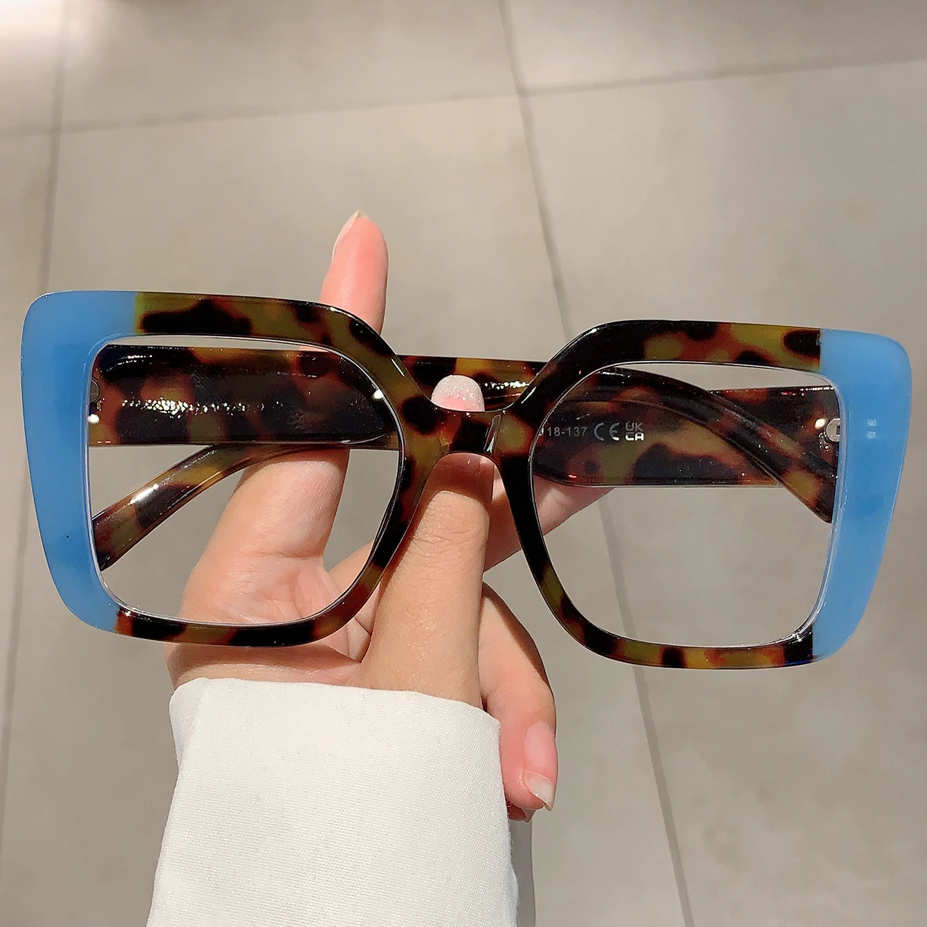 GM LUMIAS Óculos quadrados gra - Women'S Fashion Glasses Non Prescription avaliação e preço