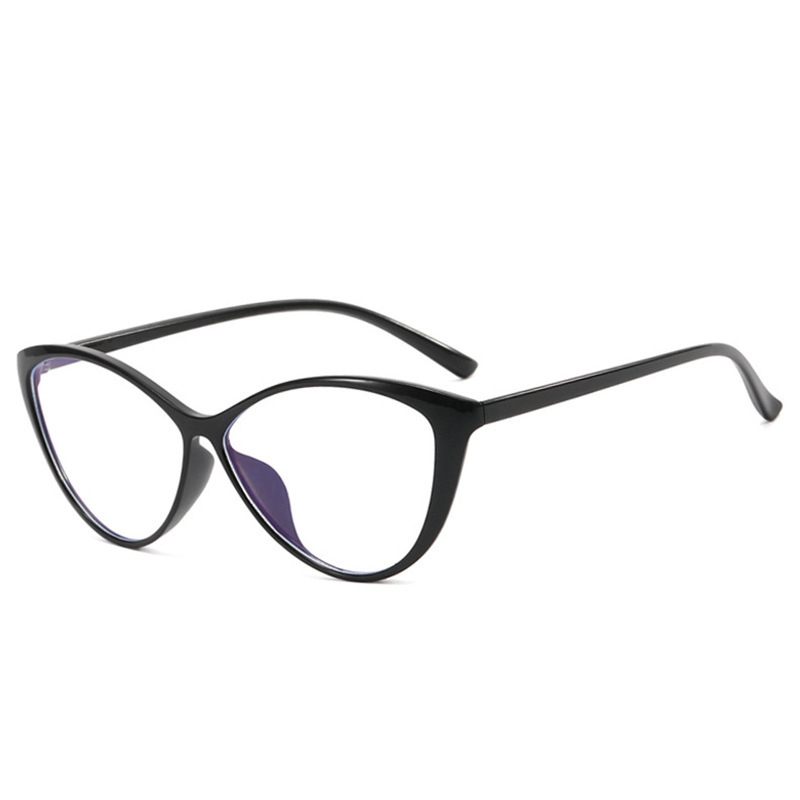 Novas Armações Grandes Retrô O - Women'S Fashion Glasses Non Prescription avaliação e preço
