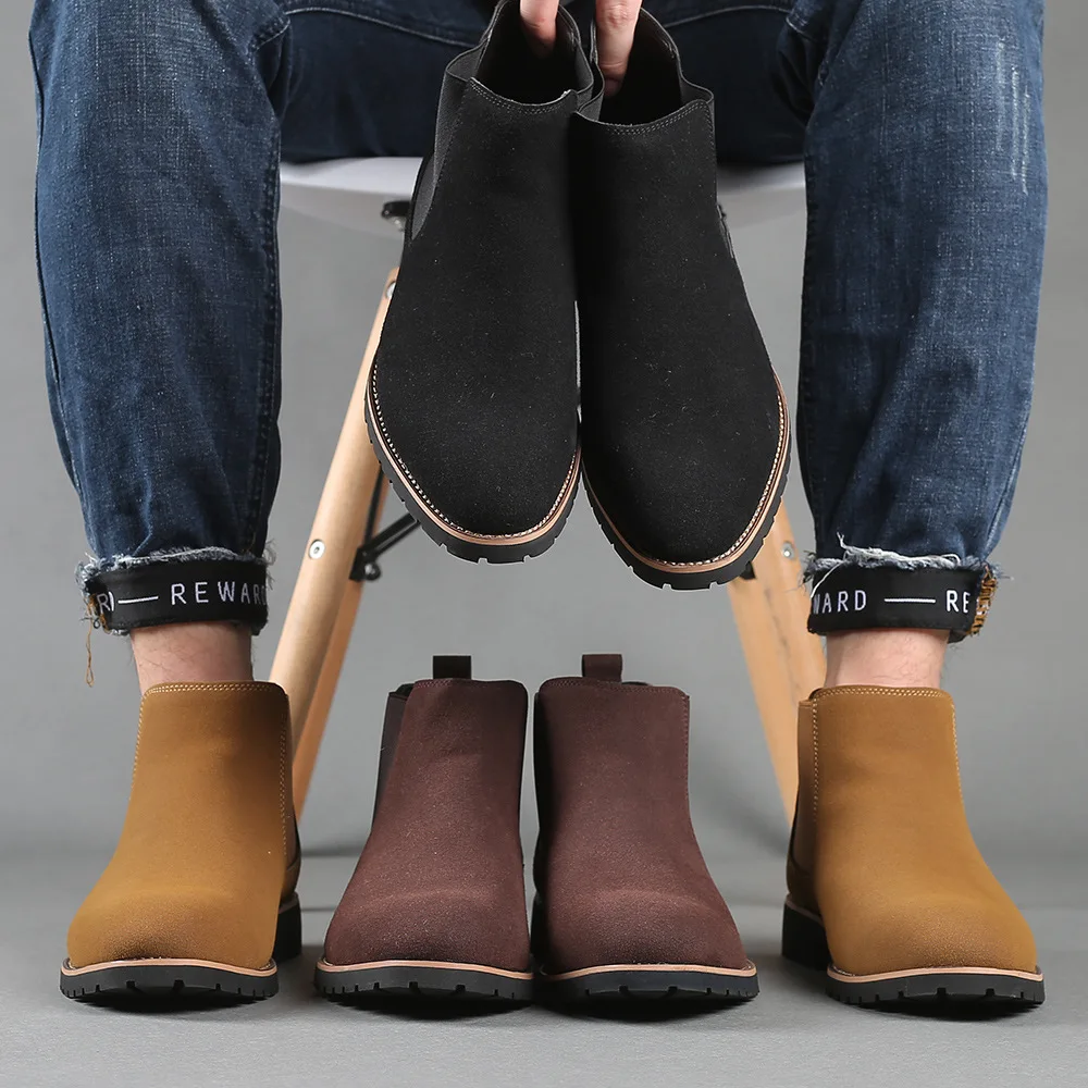Botas de tornozelo masculinas  - Women'S Fashion Business Casual avaliação e preço