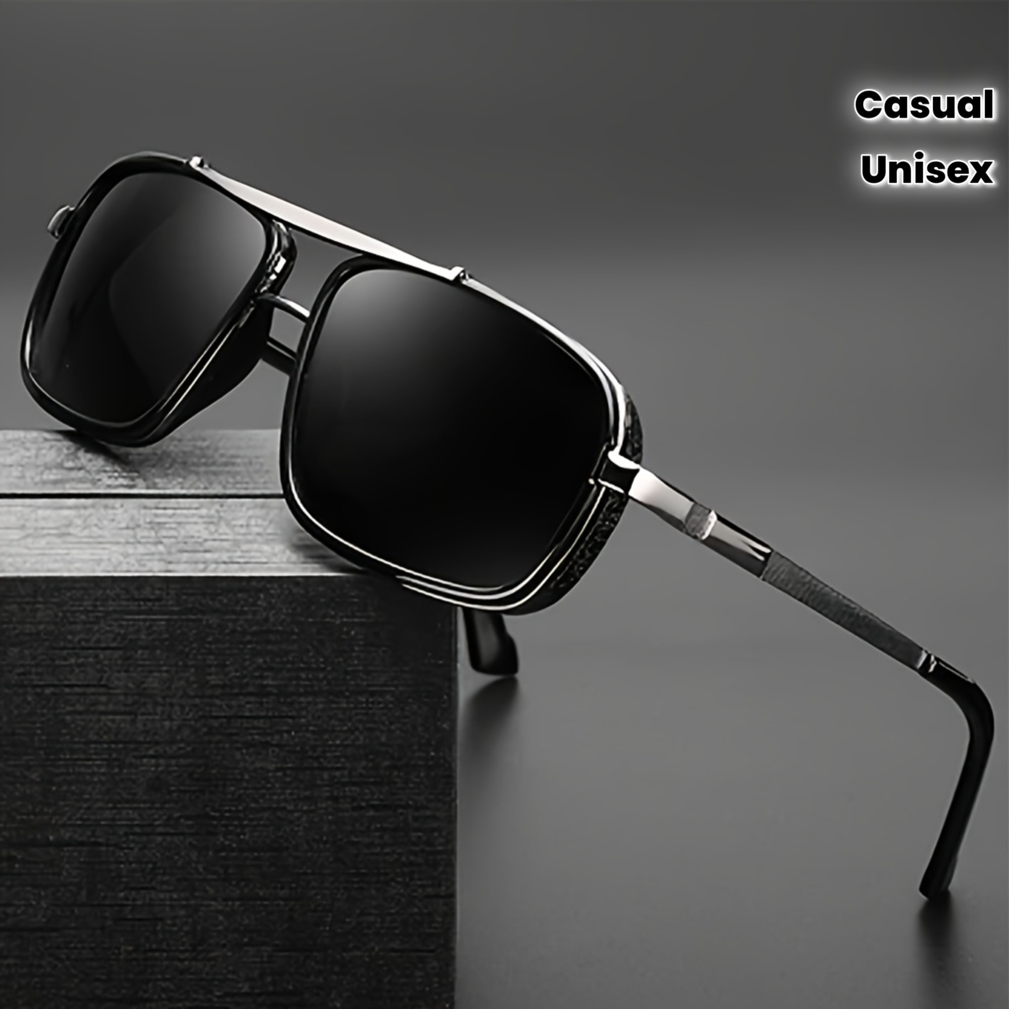 Óculos de Sol Retrô de Metal c - Women'S Fashion Business Casual avaliação e preço