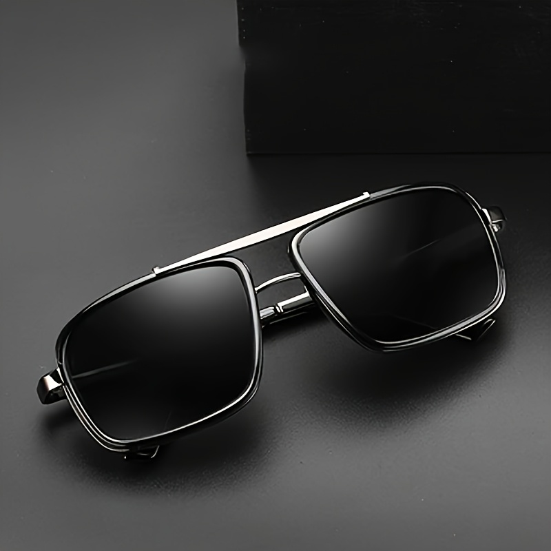 Óculos de Sol Retrô de Metal c - Women'S Fashion Business Casual avaliação e preço