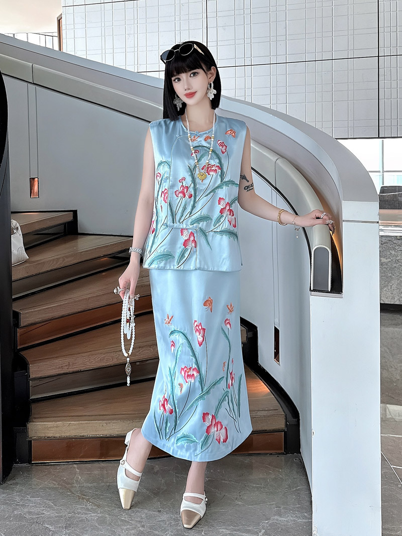 Estilo chinês moda feminina pr - Xxl Women Fashion avaliação e preço
