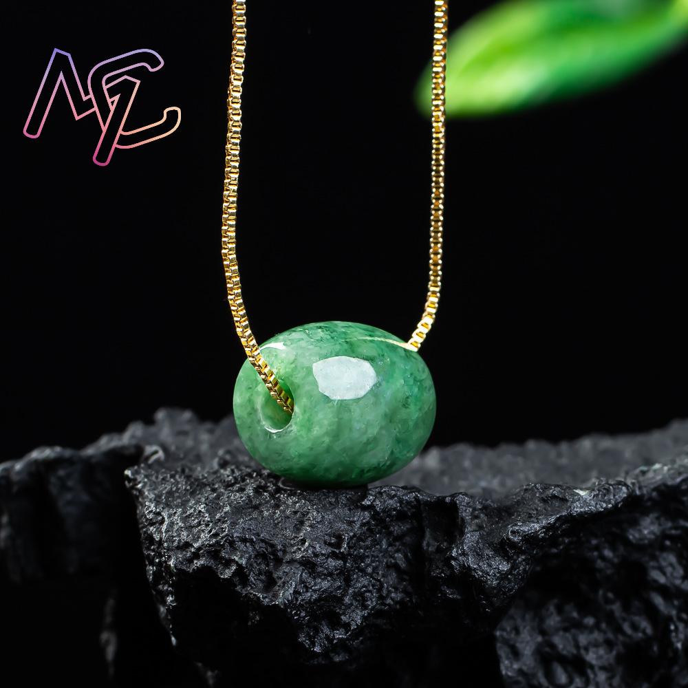 Natural real jade grânulo ping - Women Fashion Designers avaliação e preço
