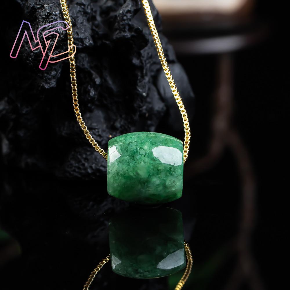 Natural real jade grânulo ping - Women Fashion Designers avaliação e preço