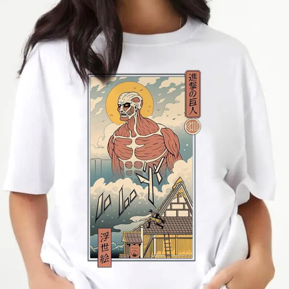 Camisa Attack on Titan feminin - Women Fashion 80S avaliação e preço