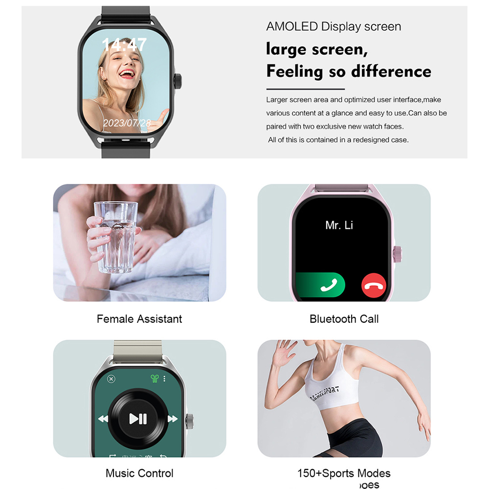 Tela amoled smartwatches dt99  - Women Fashion Zone avaliação e preço