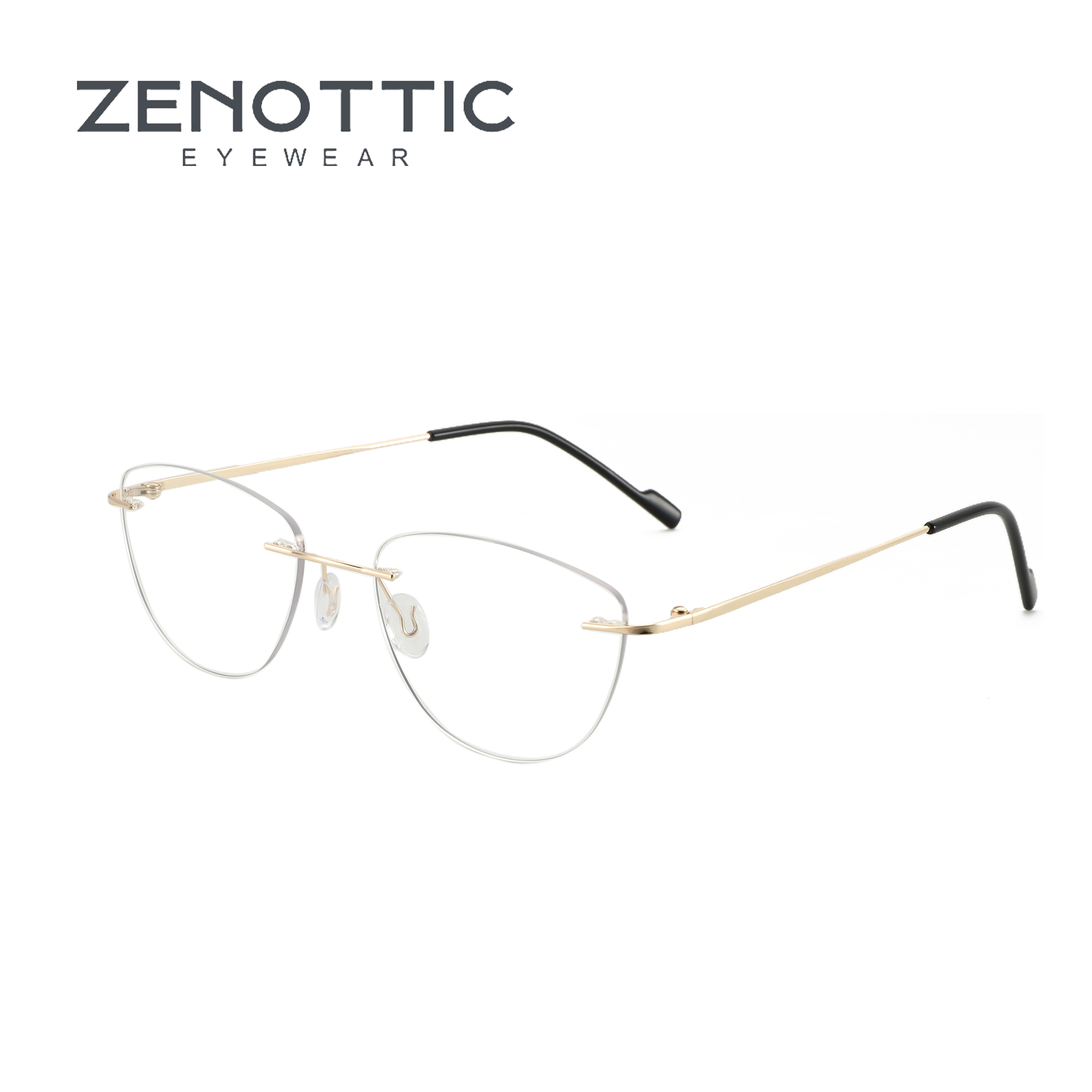 ZENOTTIC-Óculos ópticos sem ar - Women'S Fashion Glasses Non Prescription avaliação e preço