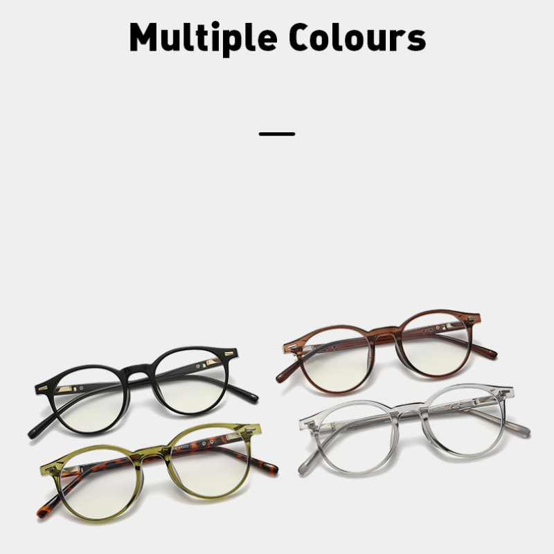 Óculos Retro Ultraleves com Bl - Women'S Fashion Glasses Non Prescription avaliação e preço